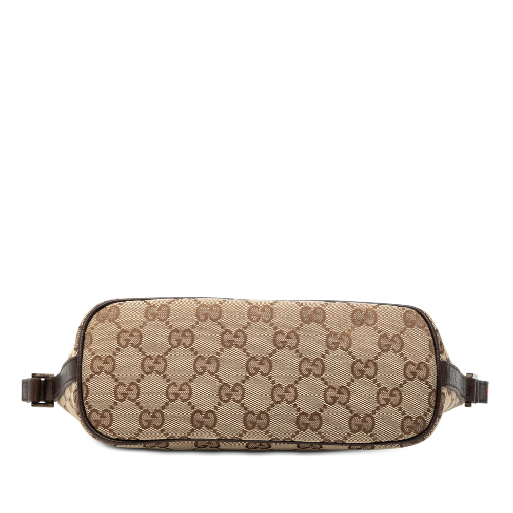 Pre-Loved Gucci GG Canvas Web Boat - Picture 3 of 7
